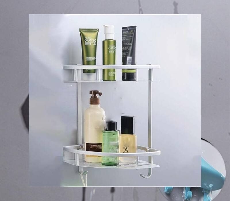 SpaceSaver 2-Tier Corner Shelf